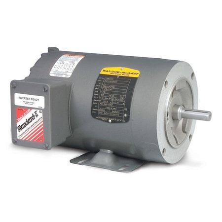 Baldor-Reliance .5HP, 1775RPM, 3PH, 60HZ, 56C, 3514M, TENV, F1 CNM3538/35